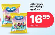 Lekker Candy Coated Jelly Eggs (Priced From)-70g/125g