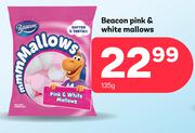 Beacon Pink & White Mallows-135g