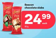 Beacon Chocolates Slab-80g Each