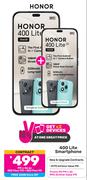 2 x Honor 400 Lite Smartphone-On Red Flexi 170 + Red Flexi 90