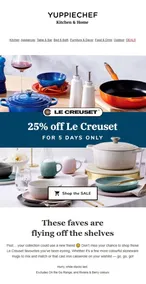 Yuppiechef : 25% Off Le Creuset (27 March - 30 March 2026)