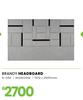 Brandy Bedroom Headboard 1610 x 2605mm 8-486