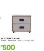 Moreno Bedroom Pedestal 605 x 540 x 452mm 8-496