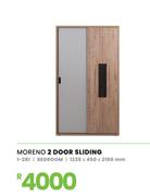 Moreno 2 Door Sliding 1235 x 450 x 2160mm 1-281