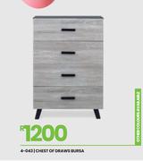 Bursa Chest Of Draws 4-043