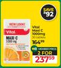 Vital Maxi C 1000mg 30 Tablets-For 2