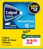 Calpol Pain & Fever Tablets 24 Tablets