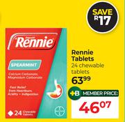 Rennie Tablets 24 Chewable Tablets