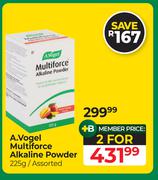 A.Vogel Multiforce Alkaline Powder Assorted-For 2 x 225g