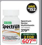 Spectrum Senior Multivitamin 120 Tablets-For 2