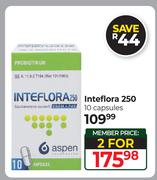 Inteflora 250 10 Capsules-For 2