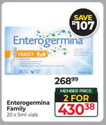 Enterogermina Family 20 x 5ml Vials-For 2