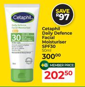Cetaphil Daily Defence Facial Moisturiser SPF30-50ml