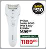 Philips Series 8000 Wet & Dry Epilator