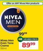 Nivea Men Even Tone Creme-150ml