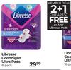 Libresse Goodnight Ultra Pads (2 + 1 Cheapest Free)-8 Pack