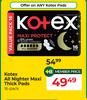 Kotex All Nighter Maxi Thick Pads (16-Pack)