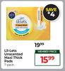 Lil-Lets Unscented Maxi Thick Pads-7 Pack
