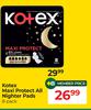 Kotex Maxi Protect All Nighter Pads-8 Pack