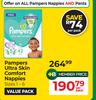 Pampers Ultra Skin Comfort Nappies (Sizes 1-6)-Per Pack