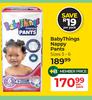 Baby Things Nappy Pants (Sizes 3-6)-Per Pack