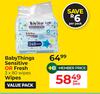 Baby Things Sensitive Or Fresh Wipes 3 x 80 Wipes-Per Pack