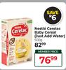 Nestle Cerelac Baby Cereal (Just Add Water)-500g