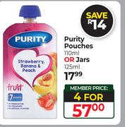 Purity Pouches 110ml Or Jar 125ml-For 4