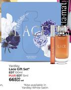 Yardley Lace Gift Set EDT 100ml Plus EDT 15ml