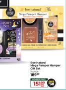 Good Stuff Bee Natural Mega Pamper Hamper Gift Set 5 Piece-Per Set