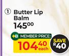 Palladio Butter Lip Balm