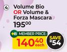 Deborah Milano Formula Pura Volume Bio Or Volume & Forza Mascara