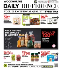 Woolworths Gauteng, Northern Cape, Limpopo, Mpumalanga, Free State & North West : Daily Difference (06 April - 19 April 2026)
