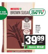 Spar Brown Sugar-2Kg