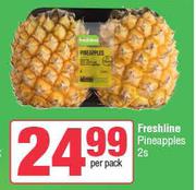 Spar Freshline Pineapples-2s Per Pack