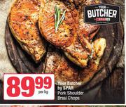 Your Butcher By Spar Pork Shoulder Braai Chops-Per Kg