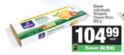 Clover Individually Wrapped Cheese Slices-950g
