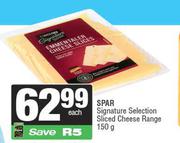 Spar Signature Selection Sliced Cheese Range-150g