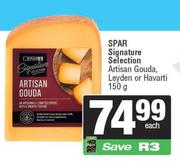 Spar Signature Selection Artisan Gouda Leyden Or Havarti-150g