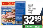 Eskort Sliced Cold Meat Range-180g