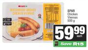 Spar Chicken Viennas-500g