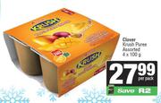 Clover Krush Puree Assorted-4 x 100g Per Pack