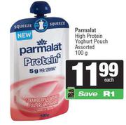 Parmalat High Protein Yoghurt Pouch Assorted-100g