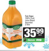 Fair Cape 100% Fruit Juice Blend Assorted-2L