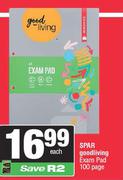 Spar Good Living Exam Pad 100 Page