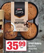Spar Bakery Muffins Assorted-4s