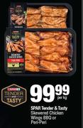 Spar Tender & Tasty Skewered Chicken Wings BBQ Or Peri Peri-Per Kg