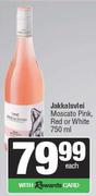 Jakkalsvlei Moscato Pink, Red Or White-750ml