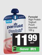 Parmalat High Protein Yoghurt Pouch Assorted-100g