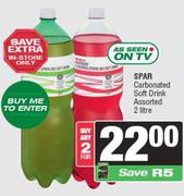 Spar Carbonated Soft Drink Assorted-For Any 2 x 2Ltr